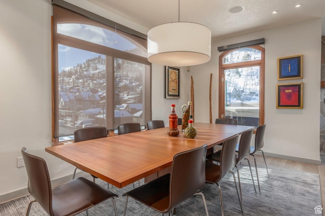 751 Main St Unit 415, Park City, UT 84060 - dining area with wood-type flooring