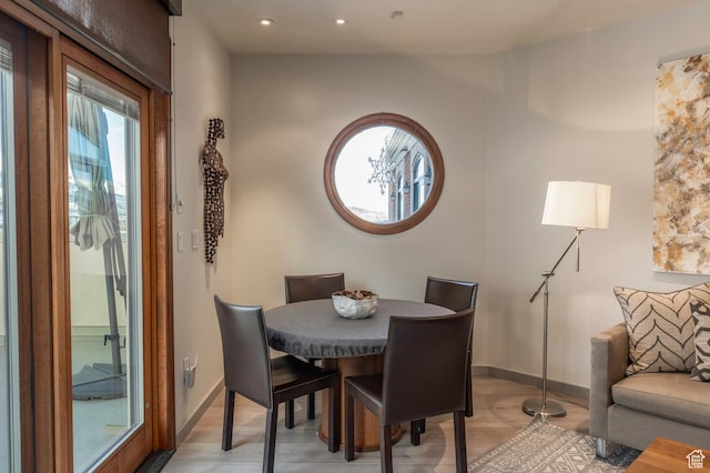 751 Main St Unit 415, Park City, UT 84060 - dining room with light hardwood / wood-style floors