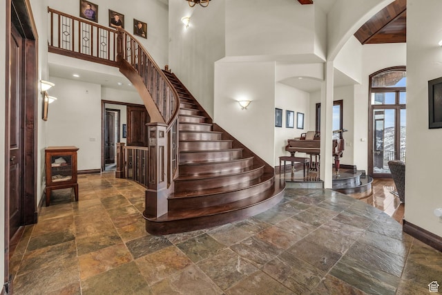 4230 Moosehollow Rd, Park City, UT 84098 - foyer with a towering ceiling