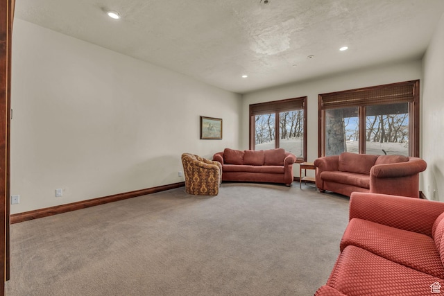 4230 Moosehollow Rd, Park City, UT 84098 - living room featuring light colored carpet and a textured ceiling