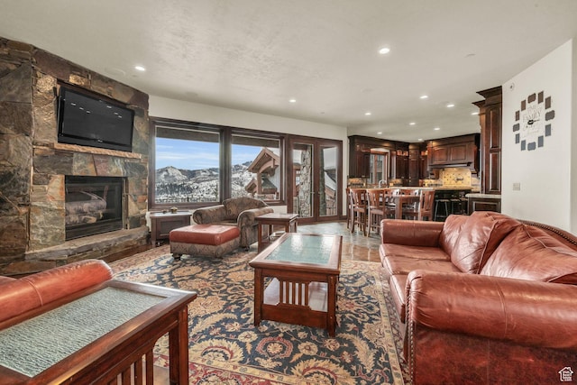 4230 Moosehollow Rd, Park City, UT 84098 - living room with a fireplace