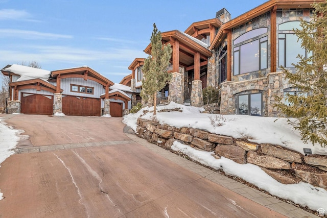 4230 Moosehollow Rd, Park City, UT 84098 - view of front of property featuring a garage