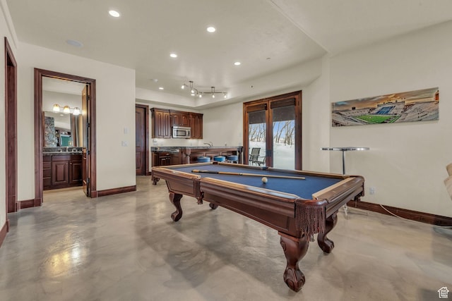 4230 Moosehollow Rd, Park City, UT 84098 - recreation room featuring french doors and pool table