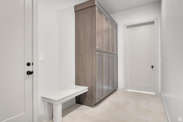 view of mudroom
