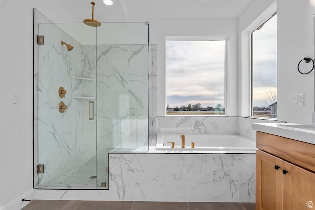 1137 W 2275 S, Syracuse, UT 84075 - bathroom featuring independent shower and bath and vanity