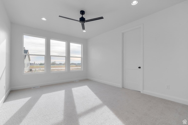 1137 W 2275 S, Syracuse, UT 84075 - empty room featuring ceiling fan and light colored carpet