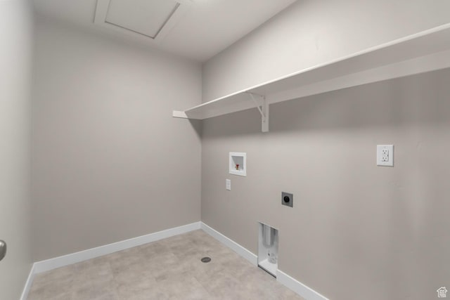 541 W Coyote Ridge Rd, Grantsville, UT 84029 - washroom with electric dryer hookup and hookup for a washing machine