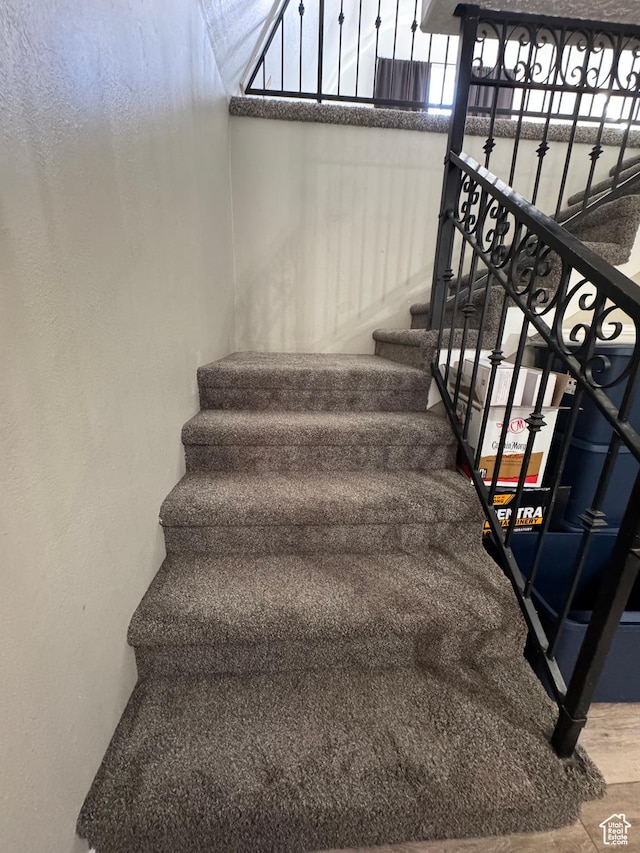 1050 S 500 W, Vernal, UT 84078 - stairs with wood finished floors