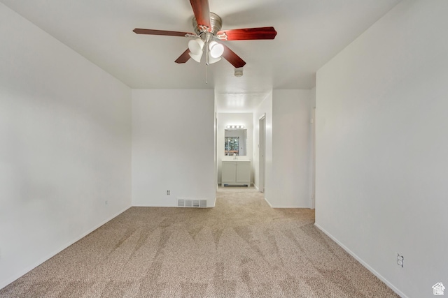 2573 Jordan Meadows Ln, West Jordan, UT 84084 - unfurnished room featuring ceiling fan and light carpet