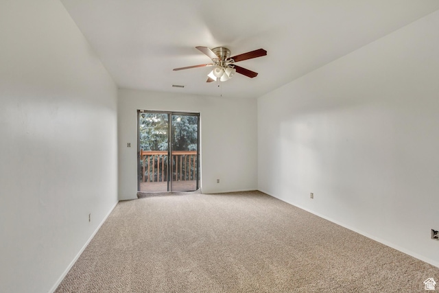 2573 Jordan Meadows Ln, West Jordan, UT 84084 - unfurnished room with ceiling fan and carpet flooring