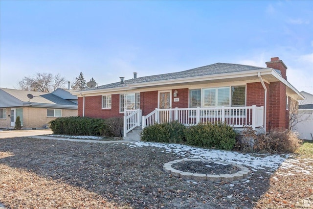 view of ranch-style house