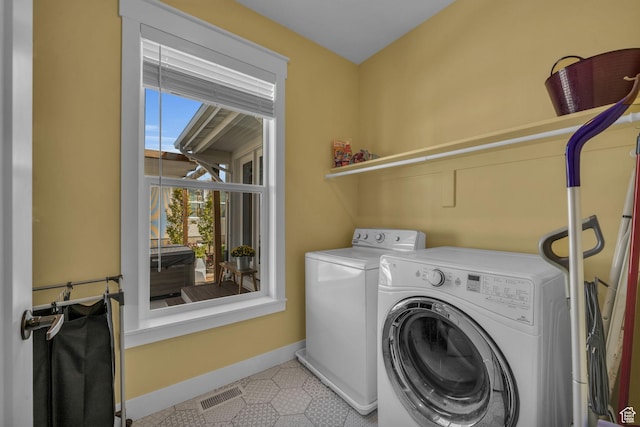 1932 W 200 N, Kaysville, UT 84037 - clothes washing area with separate washer and dryer
