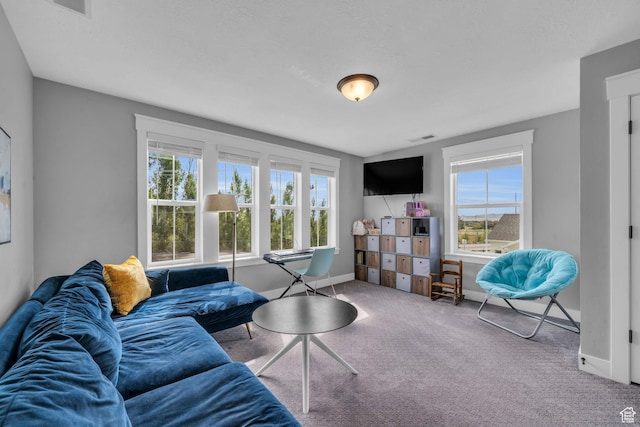 1932 W 200 N, Kaysville, UT 84037 - carpeted living room featuring a wealth of natural light