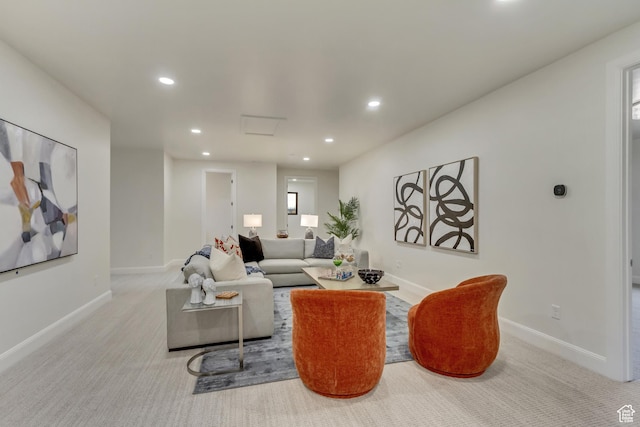909 W 1180 N, Pleasant Grove, UT 84062 - carpeted living area featuring recessed lighting and baseboards