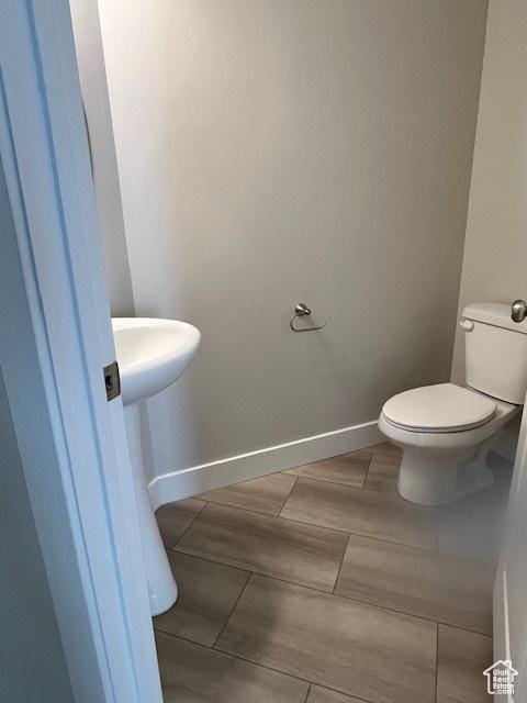 1538 N 3890th St W, Lehi, UT 84043 - half bathroom with baseboards and toilet