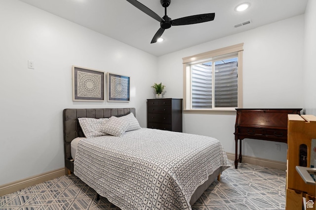 2418 W 4975 N, Cedar City, UT 84721 - bedroom featuring ceiling fan