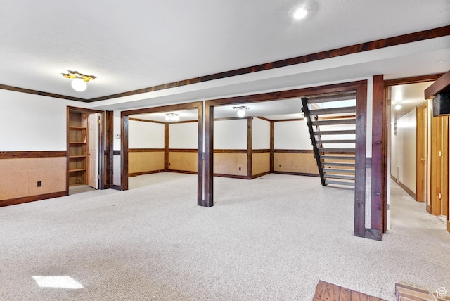 view of basement