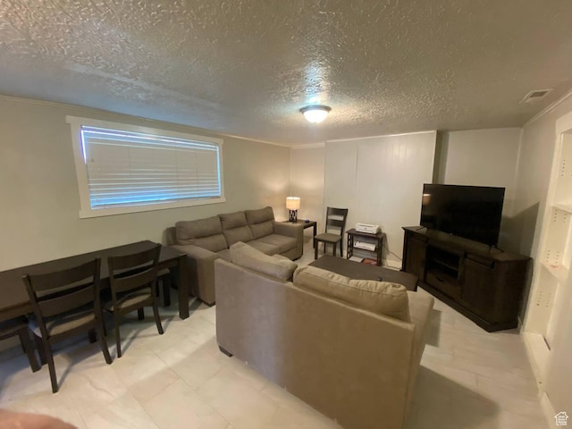 127 Mason Ln, North Salt Lake, UT 84054 - living room featuring a textured ceiling