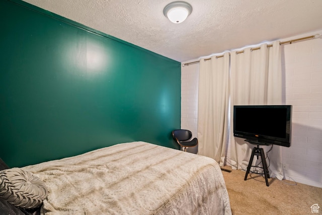 1078 Sumac Dr, Logan, UT 84321 - bedroom featuring carpet floors and a textured ceiling