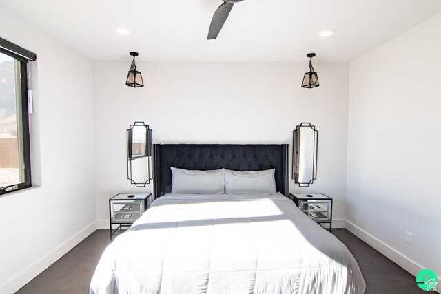 145 Crimson Cliffs Dr, Moab, UT 84532 - bedroom with ceiling fan