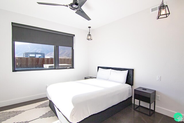145 Crimson Cliffs Dr, Moab, UT 84532 - bedroom featuring ceiling fan