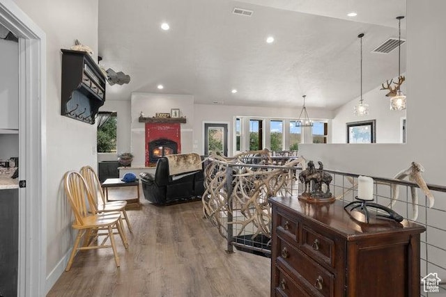 711 W Main St, Enterprise, UT 84725 - living room with hardwood / wood-style floors
