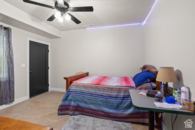 711 W Main St, Enterprise, UT 84725 - bedroom featuring ceiling fan