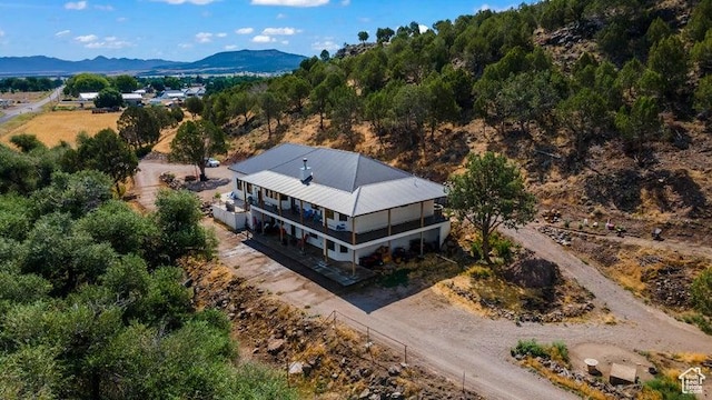 711 W Main St, Enterprise, UT 84725 - aerial view with a mountain view