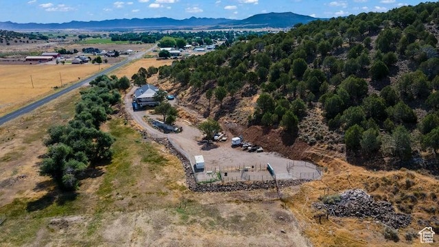 711 W Main St, Enterprise, UT 84725 - birds eye view of property featuring a mountain view