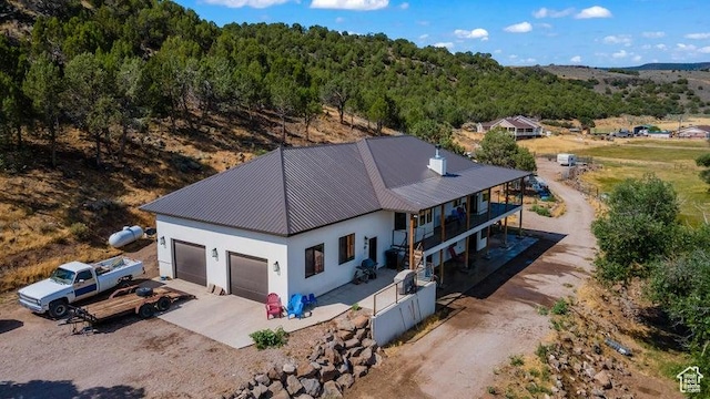 drone / aerial view