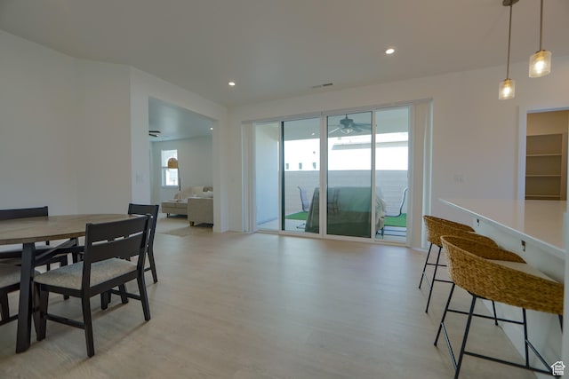 651 W Owen Dr, St George, UT 84790 - dining area featuring light hardwood / wood-style floors