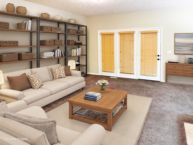 127 E Chandlerpoint Way S, Draper, UT 84020 - living room with baseboards and carpet floors