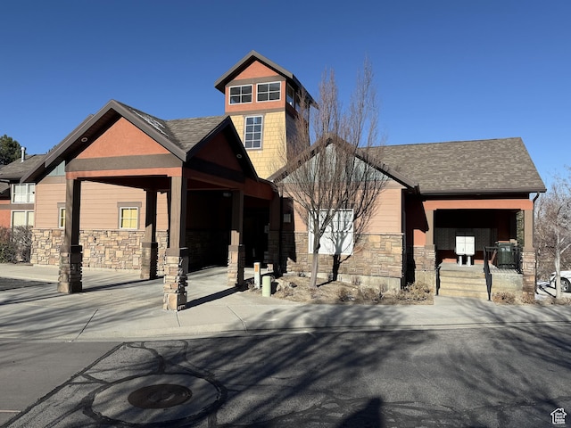 127 E Chandlerpoint Way S, Draper, UT 84020 - craftsman inspired home featuring stone siding and roof with shingles