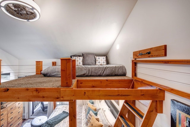 2255 Sidewinder Dr Unit 627, Park City, UT 84060 - bedroom featuring lofted ceiling
