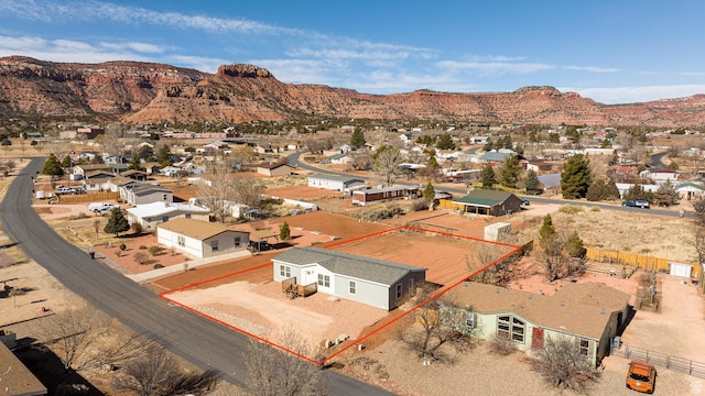 442 W Pipe Springs Dr, Kanab, UT 84741 - bird's eye view with a mountain view