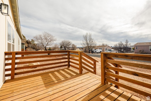 442 W Pipe Springs Dr, Kanab, UT 84741 - view of wooden terrace