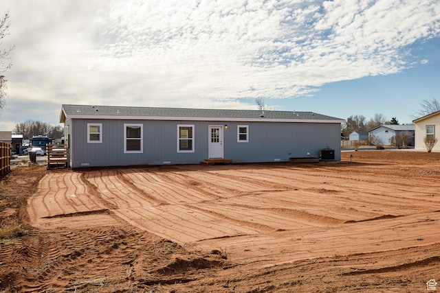 442 W Pipe Springs Dr, Kanab, UT 84741 - back of property featuring central AC unit