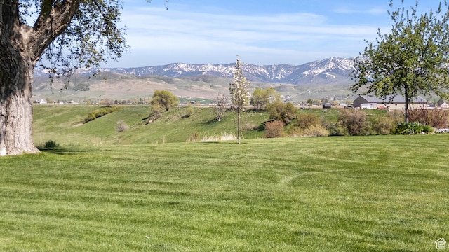 view of mountain feature