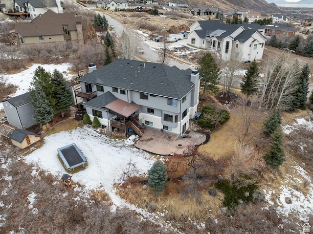 1533 Rosanna Ln, Alpine, UT 84004 - view of snowy aerial view