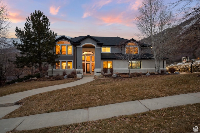 1533 Rosanna Ln, Alpine, UT 84004 - view of front of home featuring a lawn