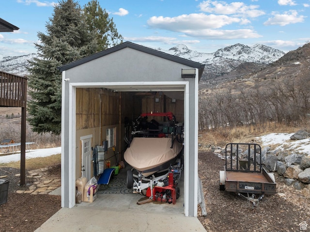 1533 Rosanna Ln, Alpine, UT 84004 - view of outbuilding with a mountain view