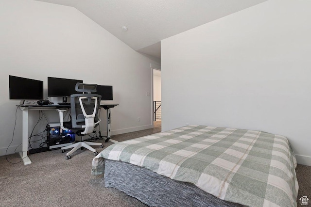 2075 N 4100 W Unit 473, Lehi, UT 84043 - carpeted bedroom with lofted ceiling