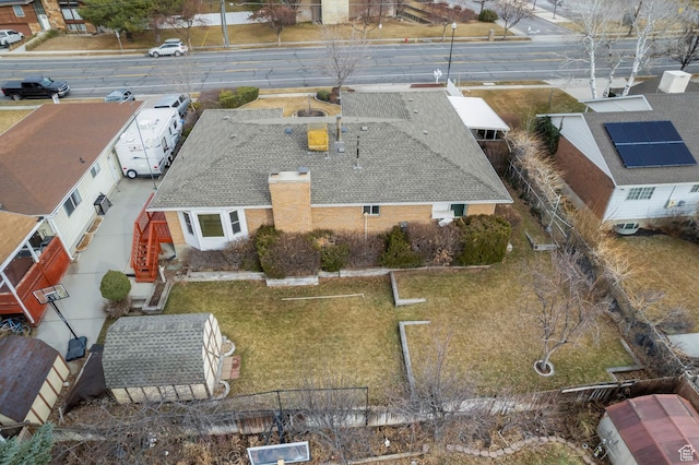 drone / aerial view