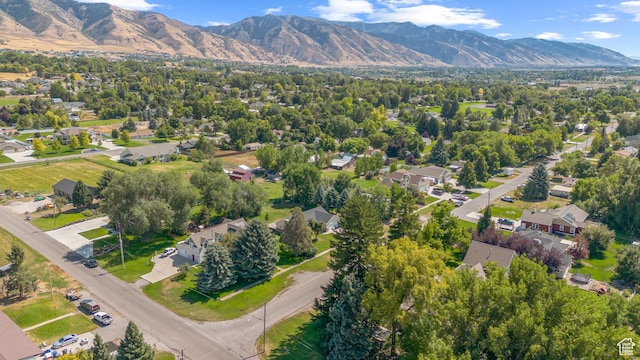 291 N Main St, Hyde Park, UT 84318 - birds eye view of property featuring a mountain view