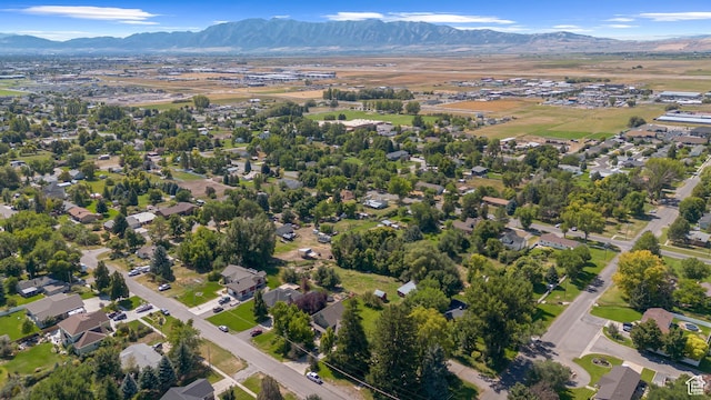 291 N Main St, Hyde Park, UT 84318 - birds eye view of property featuring a mountain view
