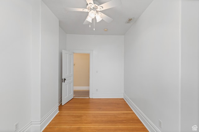 291 N Main St, Hyde Park, UT 84318 - unfurnished room featuring ceiling fan and light wood-type flooring
