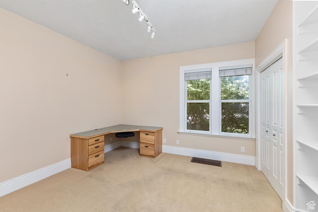 291 N Main St, Hyde Park, UT 84318 - unfurnished office with light carpet and rail lighting