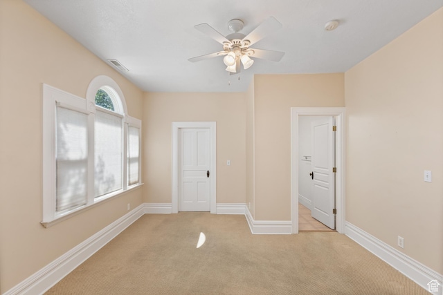 291 N Main St, Hyde Park, UT 84318 - unfurnished bedroom featuring ceiling fan and light carpet