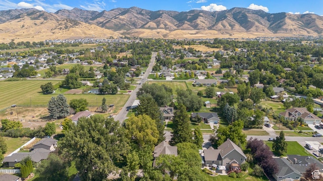 291 N Main St, Hyde Park, UT 84318 - drone / aerial view with a mountain view