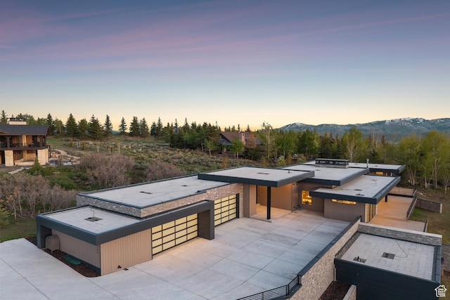 8195 N Ranch Garden Rd, Park City, UT 84098 - view of front of property with a mountain view and concrete driveway